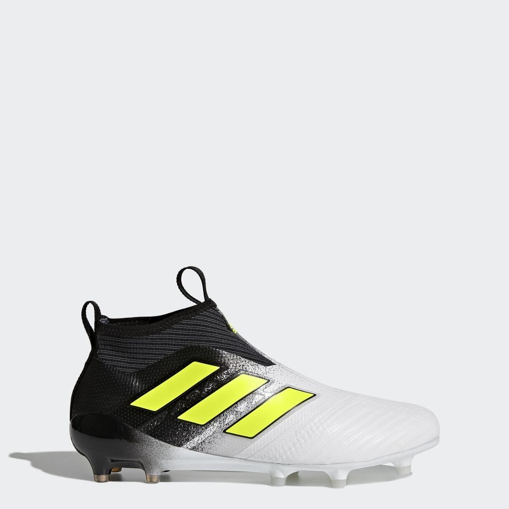 Adidas Men's ACE 17+ Purecontrol Firm Ground Football Boots White/Yellow/Black Ireland S77164